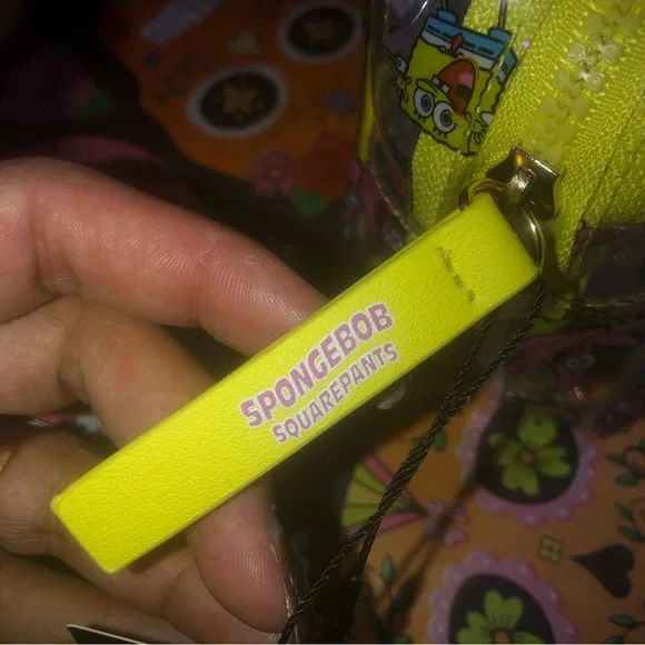 Nickelodeon SpongeBob SquarePants makeup cosmetic bag - Picture 4 of 7